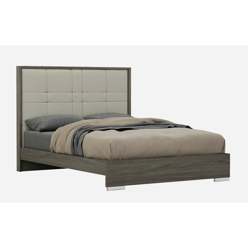 Lit plateforme tapissier Blairsburg, Grand