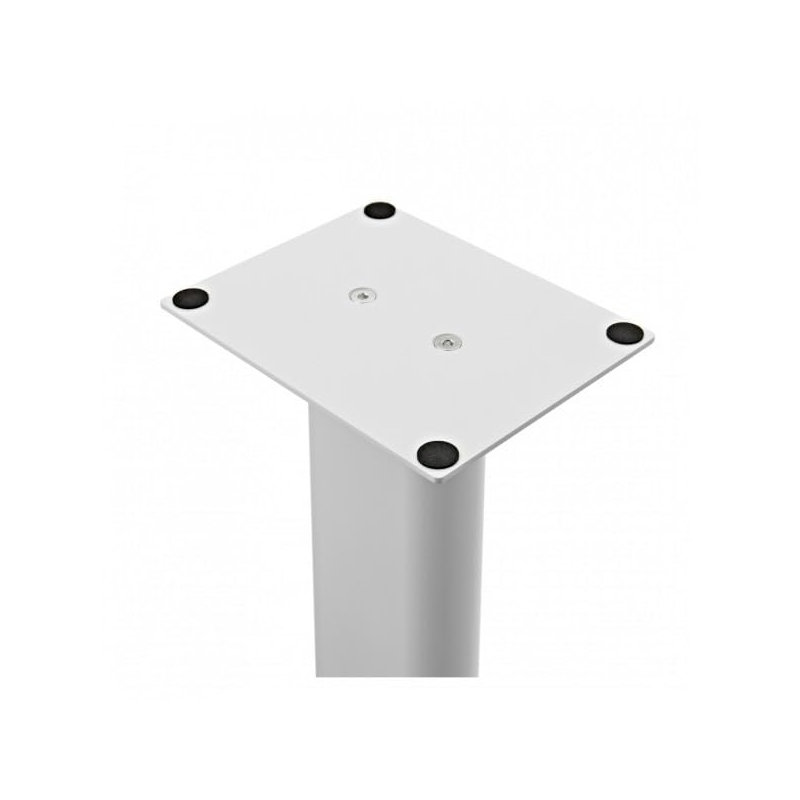 Adjustable Height Speaker Stands, White