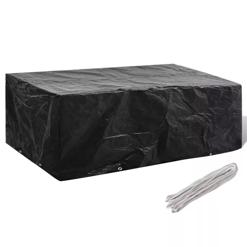 Outdoor Patio Dining Set Cover, 70cm H x 200cm W x 160cm D