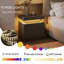 Table de chevet à DEL avec 2 tiroirs - Small Space Solutions-52167534