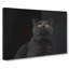 British Shorthair Cat in the Shadows by - Wrapped Canvas-55363026
