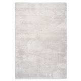 Délice Silk Area Rug in Silver