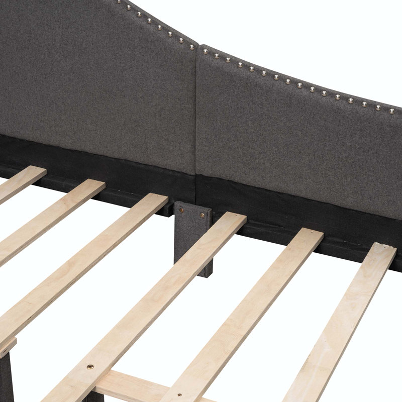 Ruthlene Upholstered Daybed Bed, Full/Double, Gray