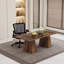 Bureau de direction 63 po moderne à double piédestal