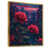 Toile avec cadre flottant or