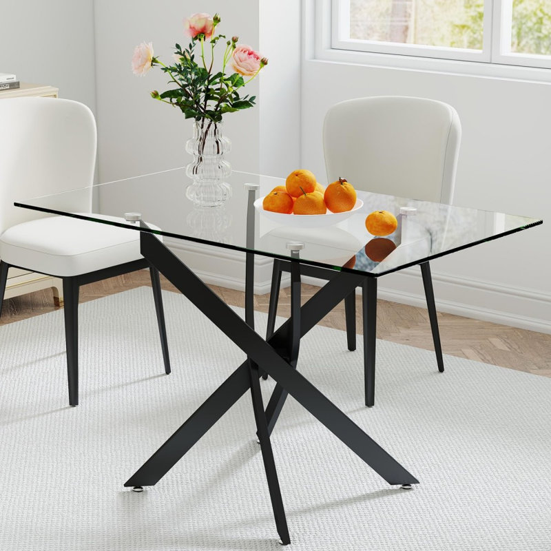 Table de salle à manger Modern, Noir