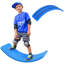 ZONEKIZ Balance Board Kids Wobble Board 82 x 27.5 x 19.5cm Dark Blue