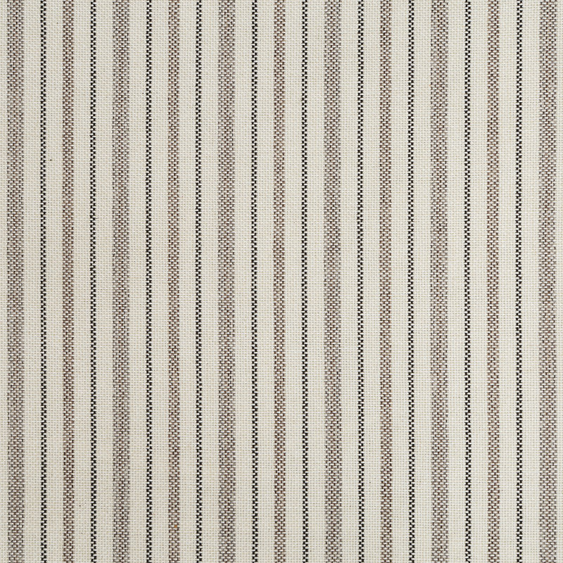 Upholstered Counter Stool, White Wash/Cream Pin Stripe