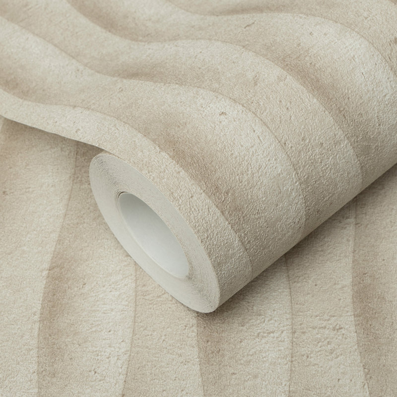 Papier peint illusion béton, Beige