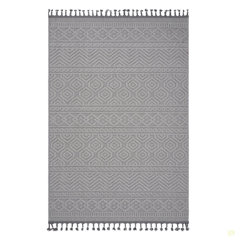 Tapis d'intérieur / extérieur 6X9 / Gometos Collection Guros, Rectangle 6 pi 7 po x 7 pi 9 po