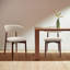 Chaise d'appoint rembourrée en bois massif Vannie-126400236-95237294