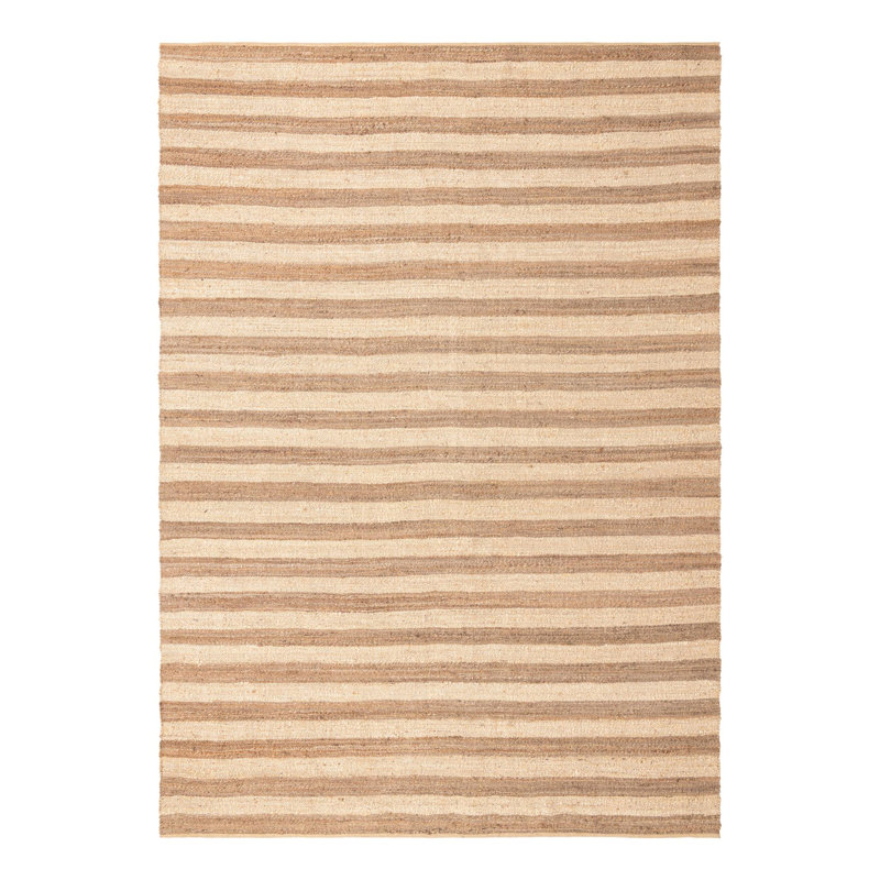 Fredric Hand Braided Striped Indoor Rug, Rectangle 10' x 14'1"