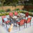 6 - Person Patio Dining Set with Rectangular Table