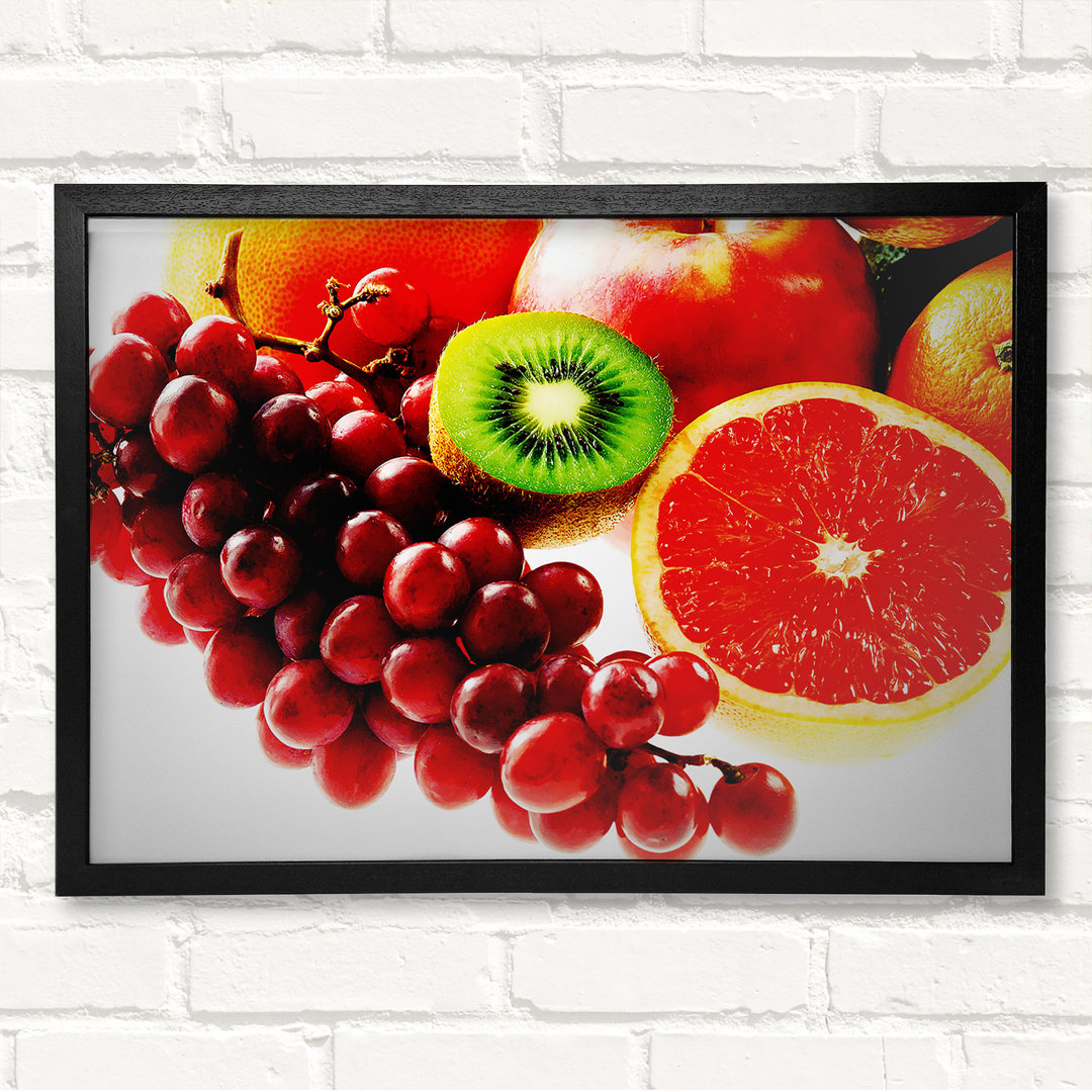 Fruit Infusion - Closed Corner Frame Kunstdrucke auf Holz