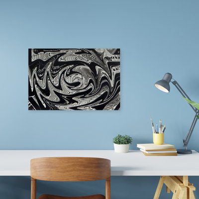 Abstract Dollar Swirl Abstract Modern Contemporary Architecture Wall Art Print by Pictufy Studio IV - Wrapped Canvas Print