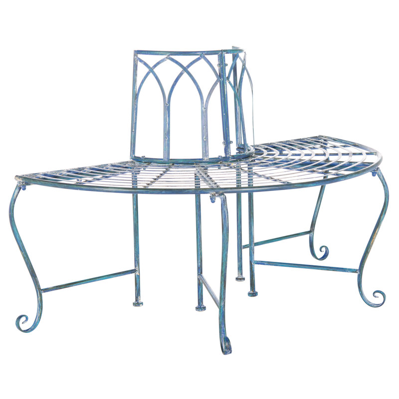 Banc en fer forgé Hounsfield, Bleu antique