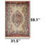 Tapis ressed Rustic Autumn Medallion