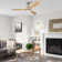 132cm LED Ceiling Fan with Dimmable Light Kit and Remote