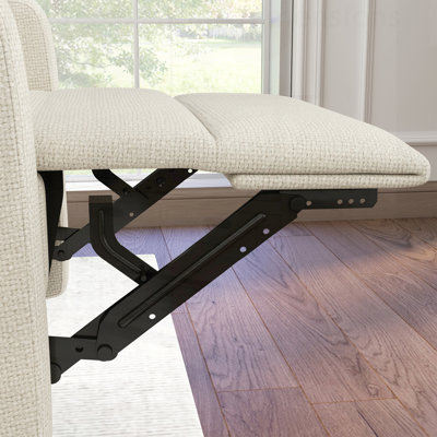 Fauteuil inclinable électrique pivotant, chaise berçante pivotante à 270 ° pour adultes, petit fauteuil coulissant rembourré pour espaces compacts, idéal pour la chambre de bébé et le salon
