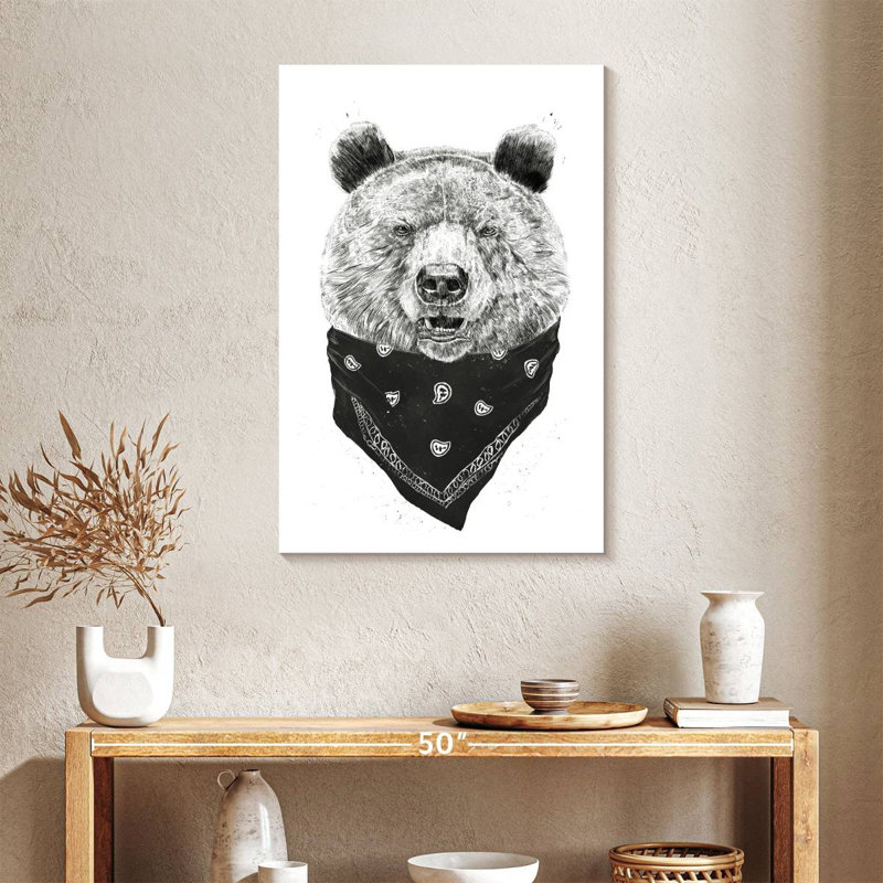 Brampt Wild Bear II, 36" H x 24" W
