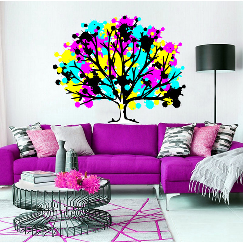Plants & Flowers Wall Decal, 10" H x 11" W