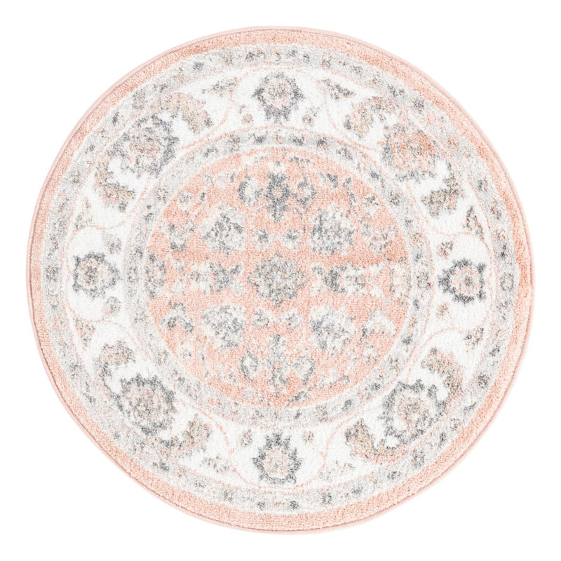 Aurelia Oriental Indoor Rug, Round 3'