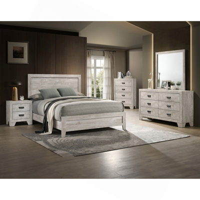 Magnifique meuble de chambre à coucher en bois de style contemporain à finition bois 1pc