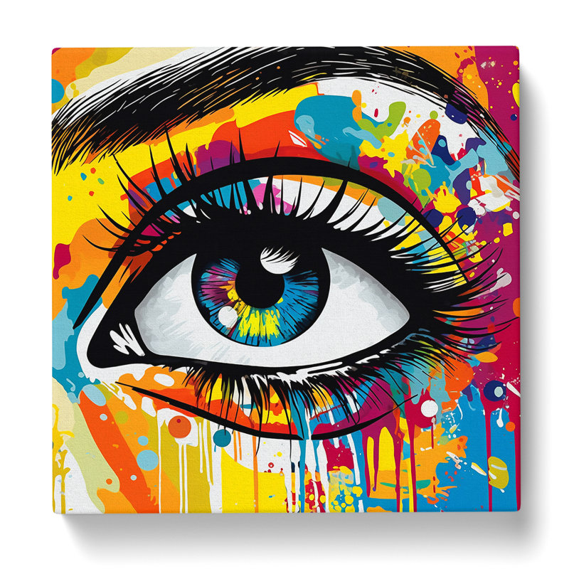 Eye Pop Art No.1 - Wrapped Canvas