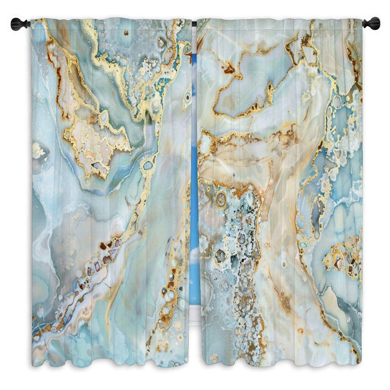 Susano Room Darkening Curtain Pair, 56" W x 78" L