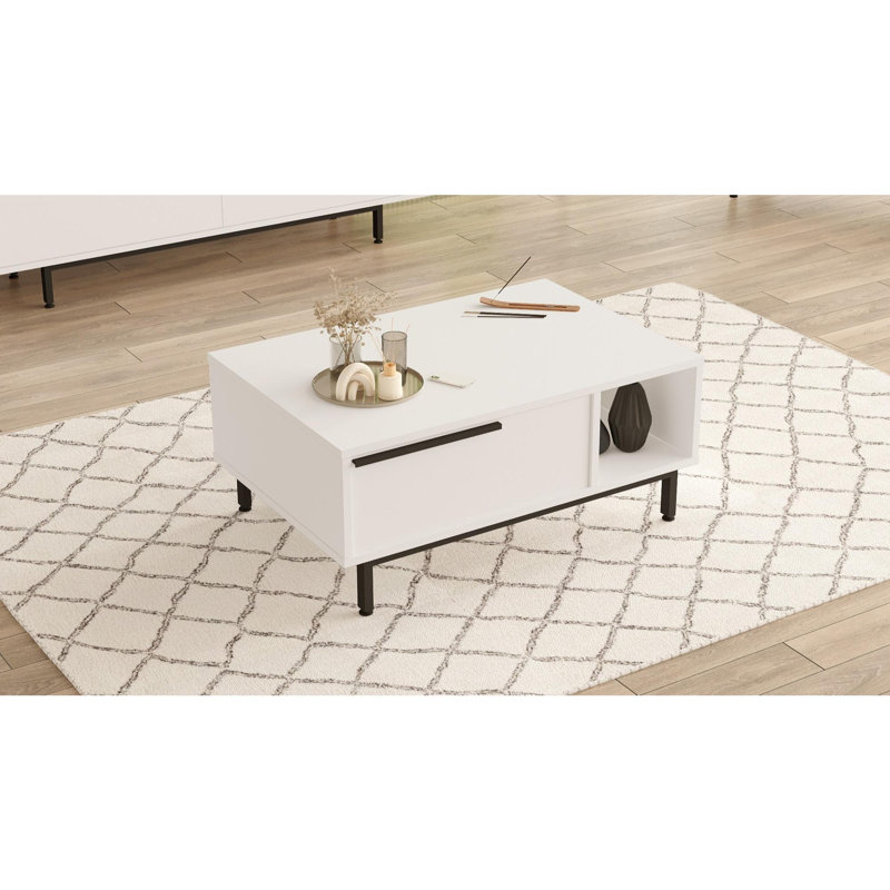 Table basse, Blanc