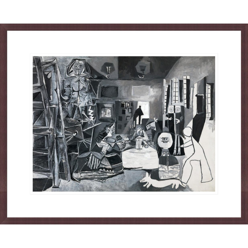 Les demoiselles d'honneur (Las Meninas d'après Velazquez) (Les ménines vue d’ensemble de Velazquez) par Pablo Picasso