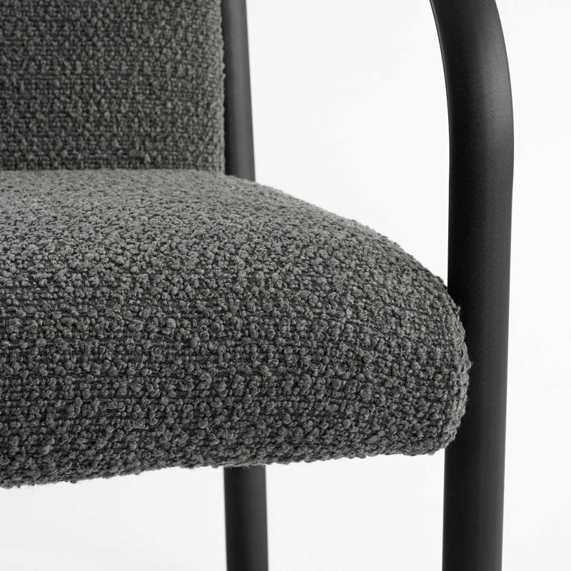 Earleville Upholstered Armchair, Grey