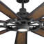 Ventilateur de plafond à DEL 9 pales avec contrôle mural et ensemble d'éclairage inclus Gentry-1384716963