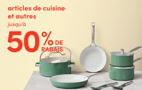 articles de cuisine et autres en solde