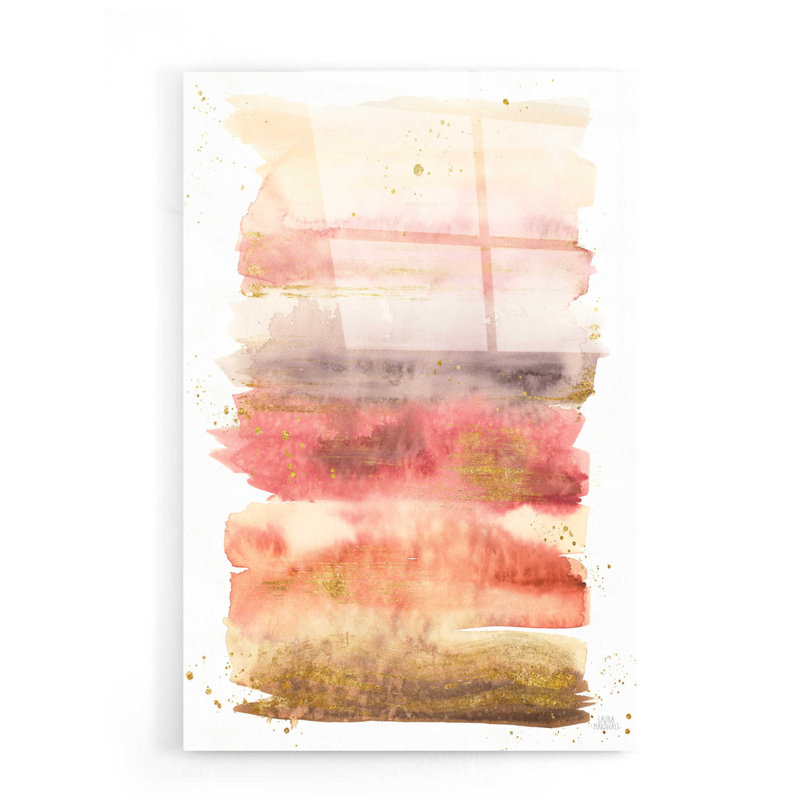 «Desert Blooms Abstract I» par Laura Marshall, H 24 po x l 16 po x P 0,2 po