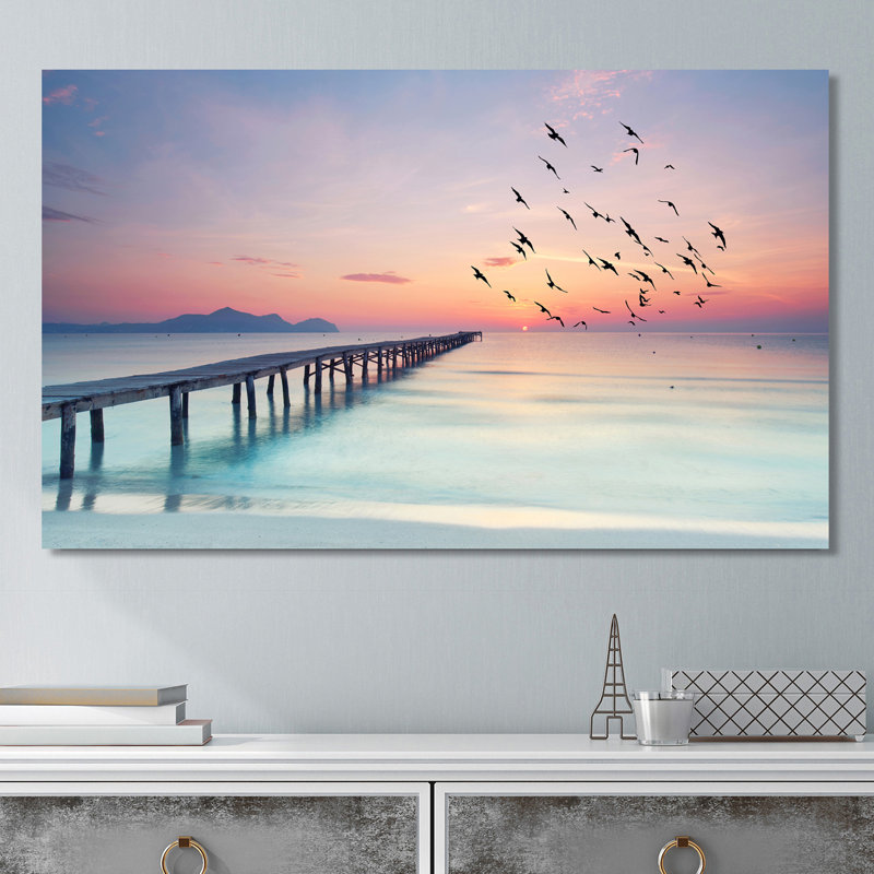 Ocean Skies 2 - Wrapped Canvas Print, 18" H x 30" W x 1" D