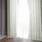 Oesha Faux Linen Curtains for Bedroom - Semi Sheer Curtain Window Single Panel Drape-43433232-43433244