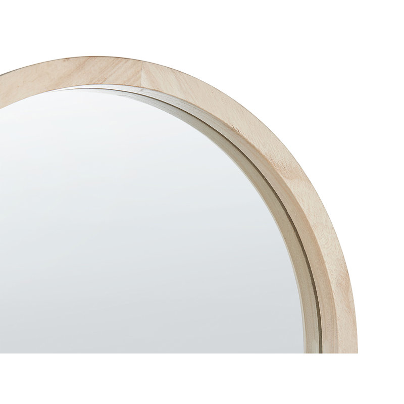Kirshner Flat Floor Mirror with Shelves
