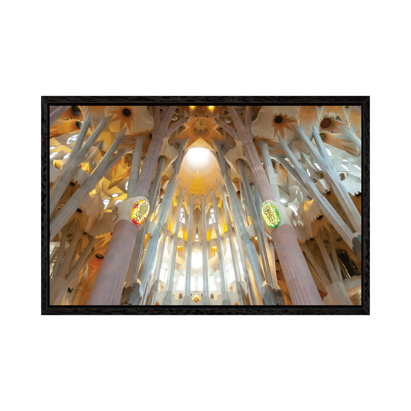 Cathedral 1 Piece Wall Art on Canvas, 101.6 cm H x 66.04 cm W, Black Framed