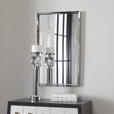 Strang Stainless Steel Rectangle Wall Mirror