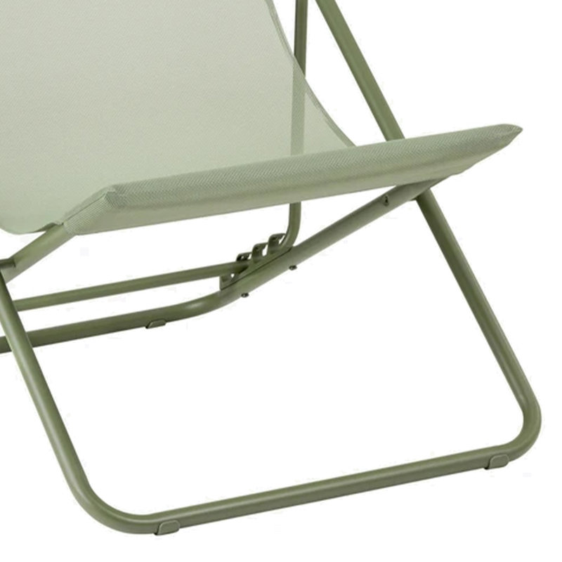 Chaise longue pliante, Mousse