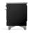 Majestic III Series 36 Inch Induction Range with 6 Induction Elements in Glossy Black (Chrome Trim)-124828878-124828858