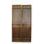 Asian Classic Stained Wood Pivot Screen Door