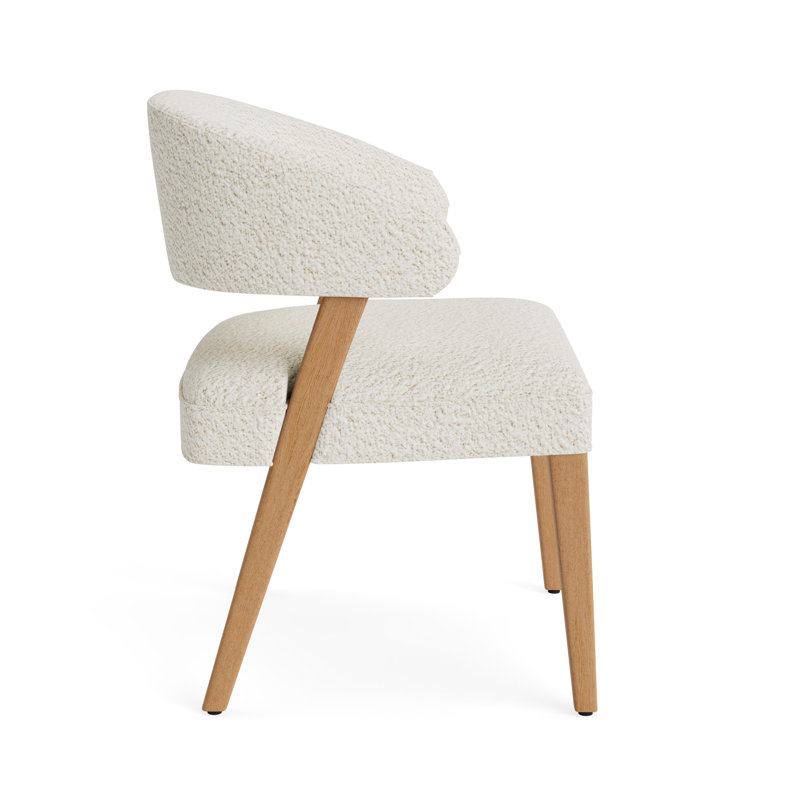 Keane Dining Chair, Berber - Cream, Natural
