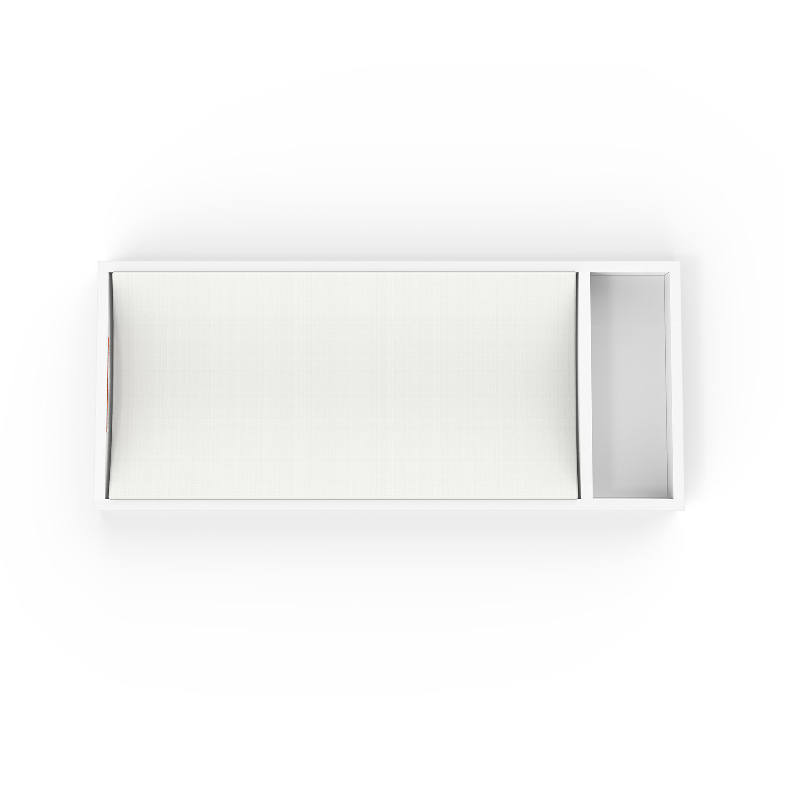 Universal Changing Table Topper, Matte White