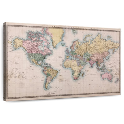 Carte du monde Aliaz Mercator Projection