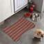 Tapis marron en forme de cœur - 1 pièce