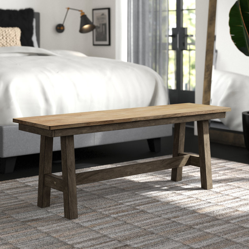 Keswick Backless Bench, Brown