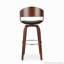 Tabouret en similicuir revêtu de tissu d'ameublement-115824169-115824172
