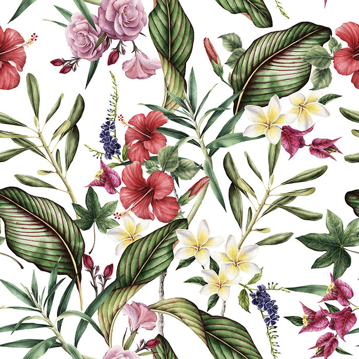 Petrarch Floral Wallpaper, 208 x 146cm